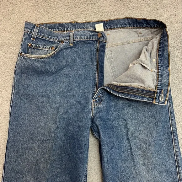 VTG Levis 540 Jeans Mens 44x30 Blue Orange Tab Relaxed Fit Denim Casual Straight